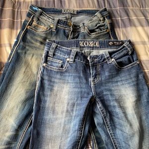 Rock and roll denim jeans 27x34